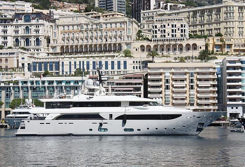a white boat in the water aboard HANA Yacht for Charter