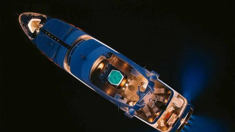 a satellite in space aboard OAK Yacht for Charter