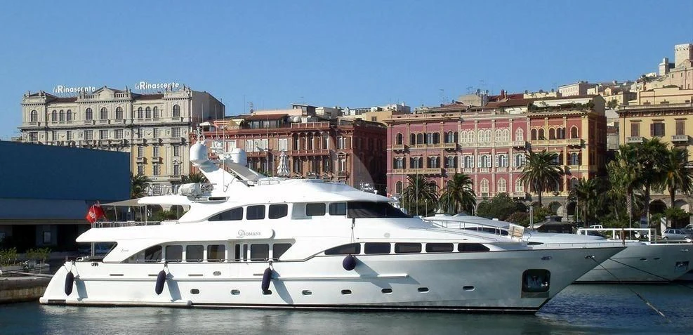 a boat in the water aboard OAK Yacht for Charter