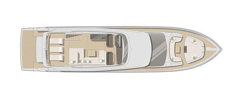 a close-up of a car aboard CRANCHI SETTANTOTTO 78/01 Yacht for Sale
