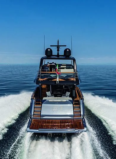 a boat on the water aboard CRANCHI SETTANTOTTO 78/01 Yacht for Sale