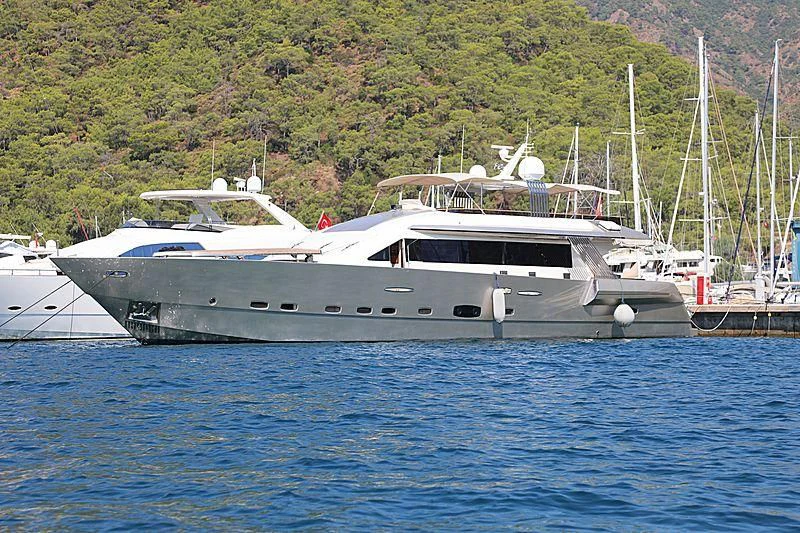 a couple of boats in the water aboard GOLDEN K Yacht for Sale