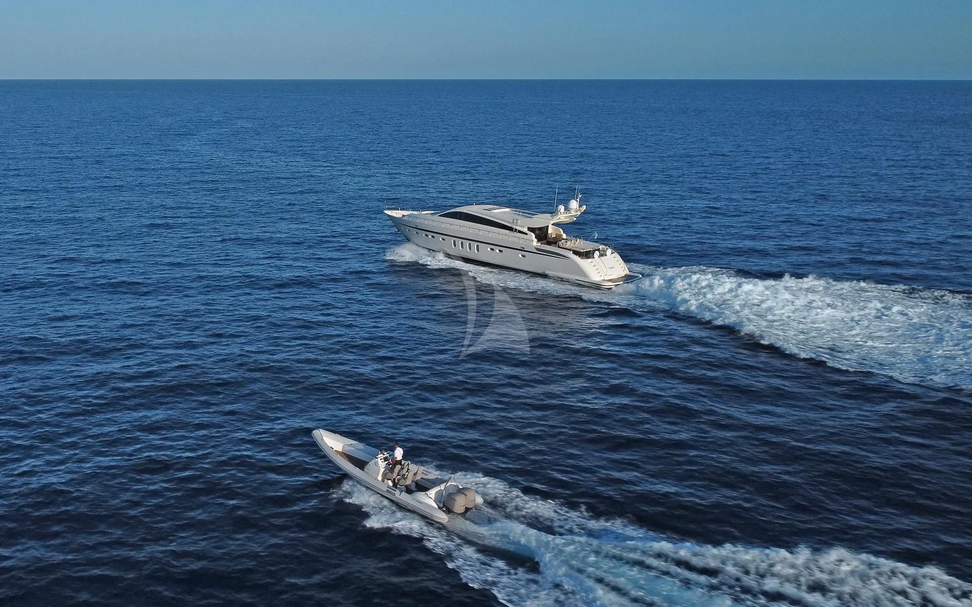 a boat in the water aboard LA ROMANA Yacht for Sale