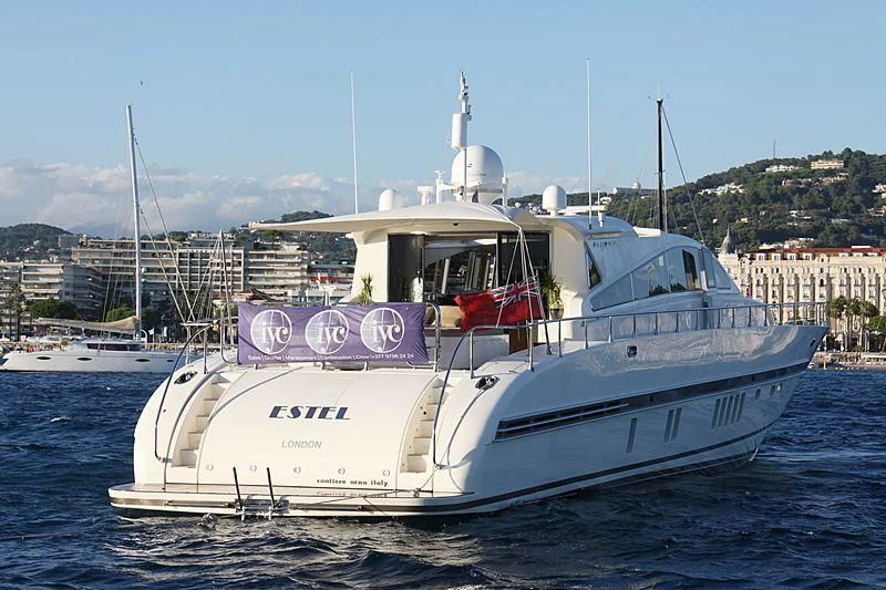 a boat in the water aboard LA ROMANA Yacht for Sale