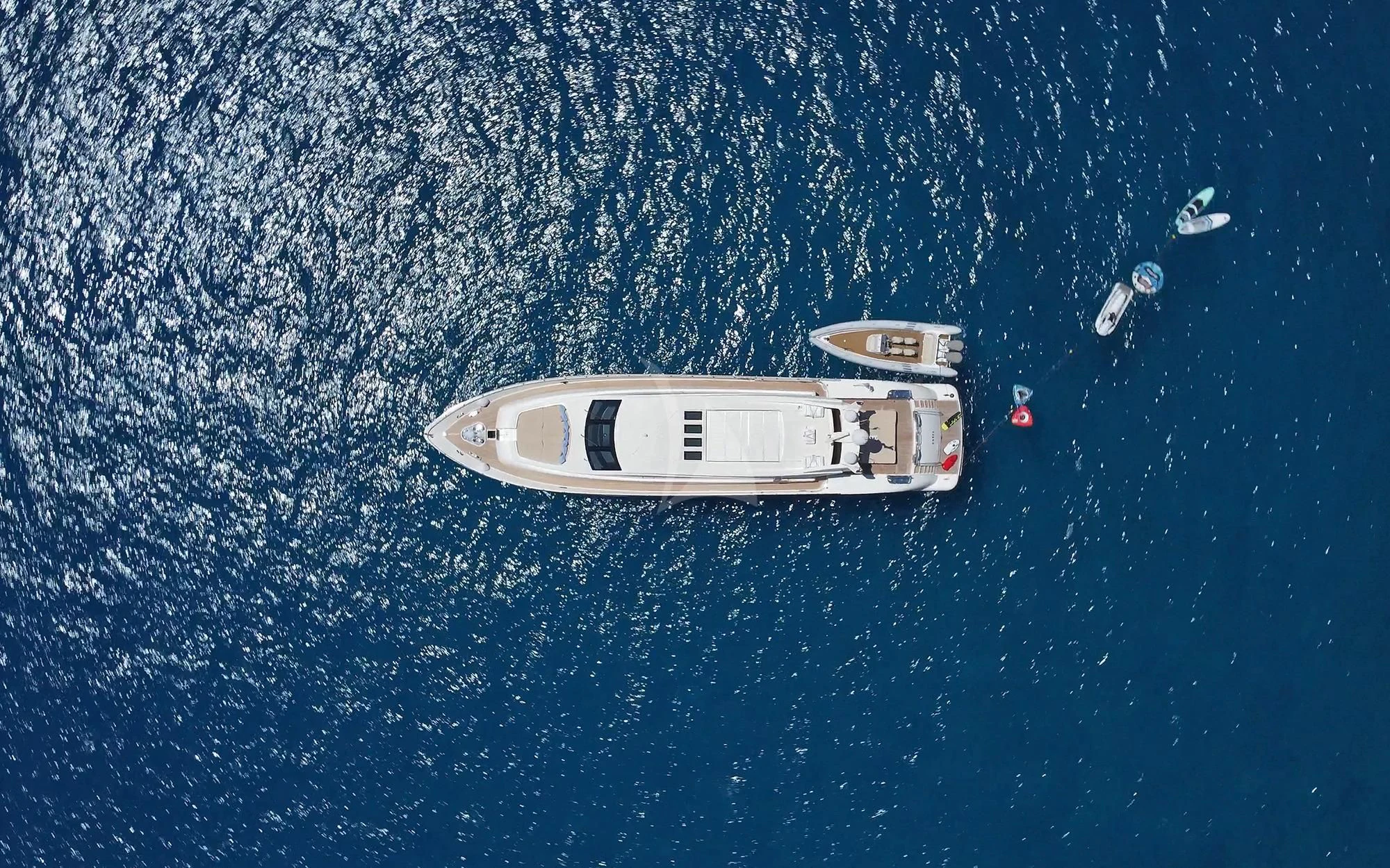 a boat in the water aboard LA ROMANA Yacht for Sale