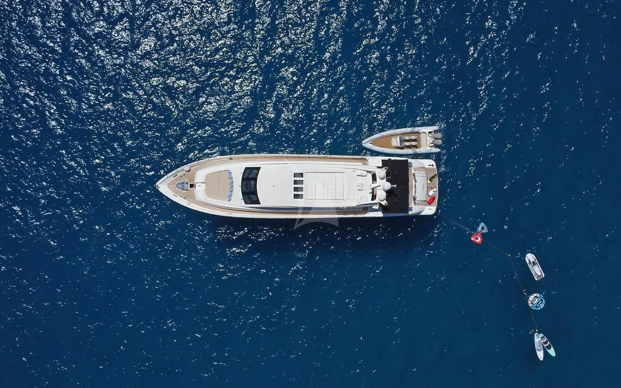 a boat in the water aboard LA ROMANA Yacht for Sale