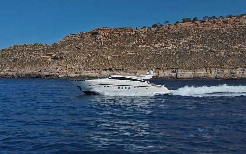 a boat on the water aboard LA ROMANA Yacht for Sale