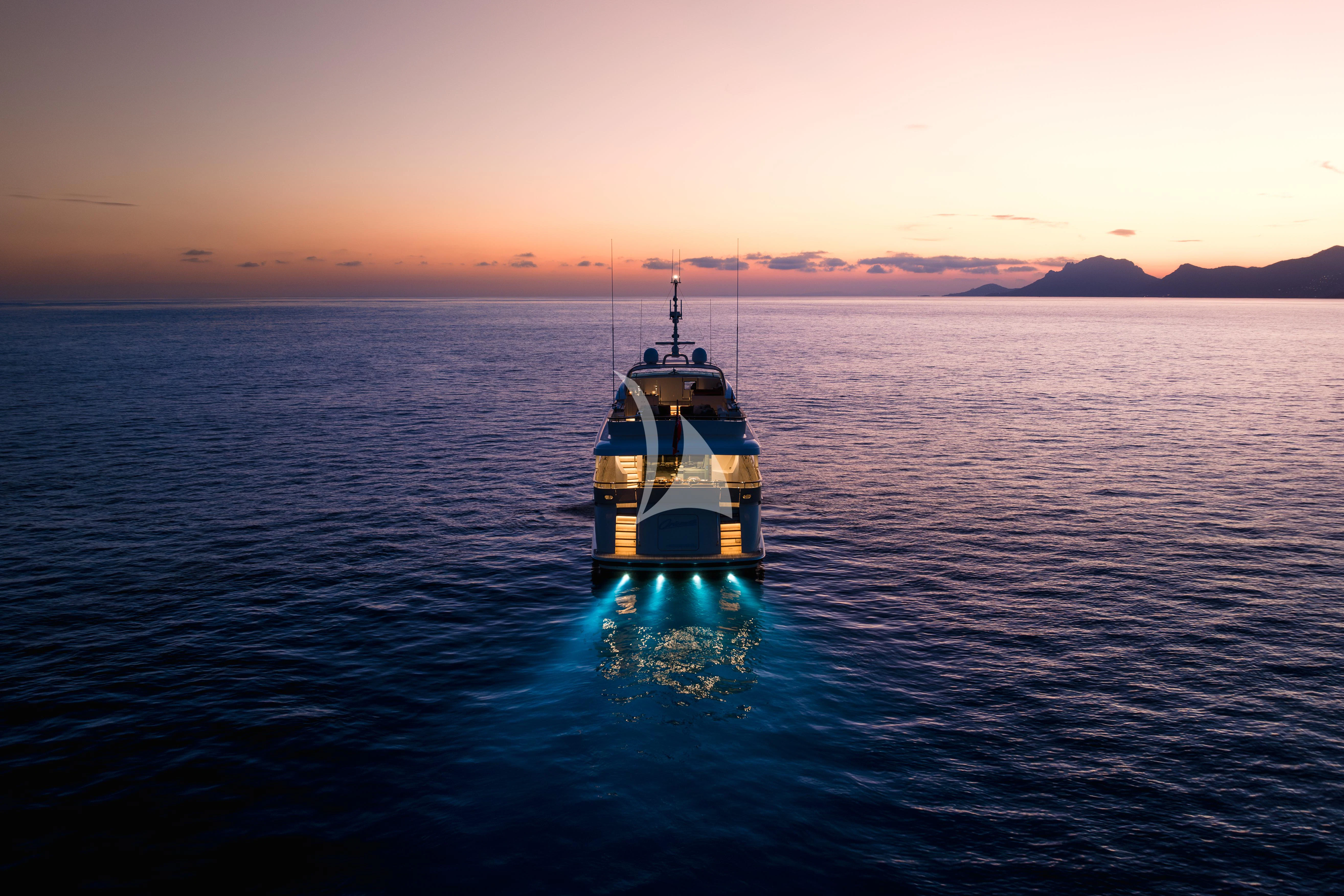a boat in the water aboard ORIZZONTE Yacht for Sale