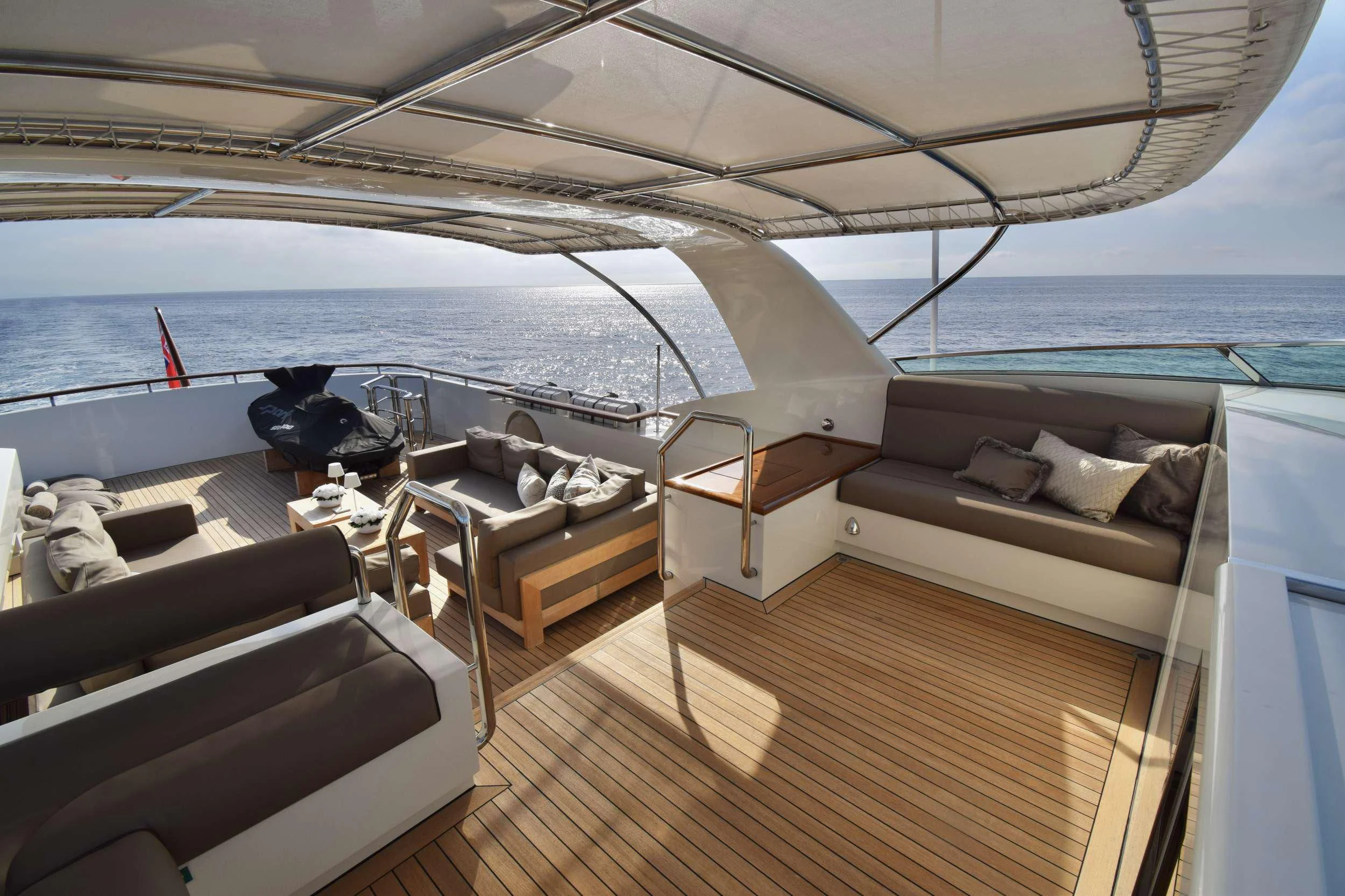 a boat on the water aboard ORIZZONTE Yacht for Sale