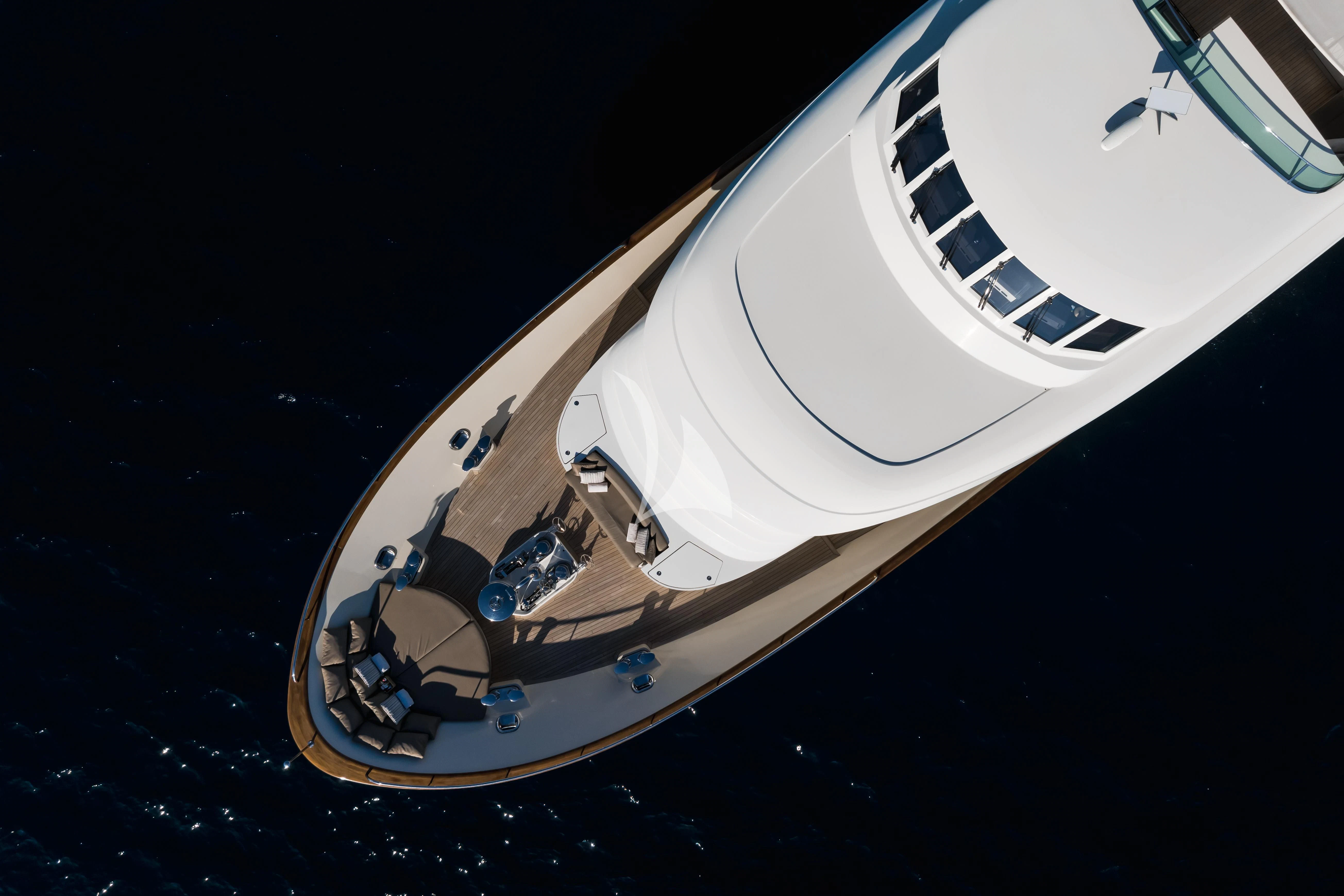 a view of a space shuttle from space aboard ORIZZONTE Yacht for Sale