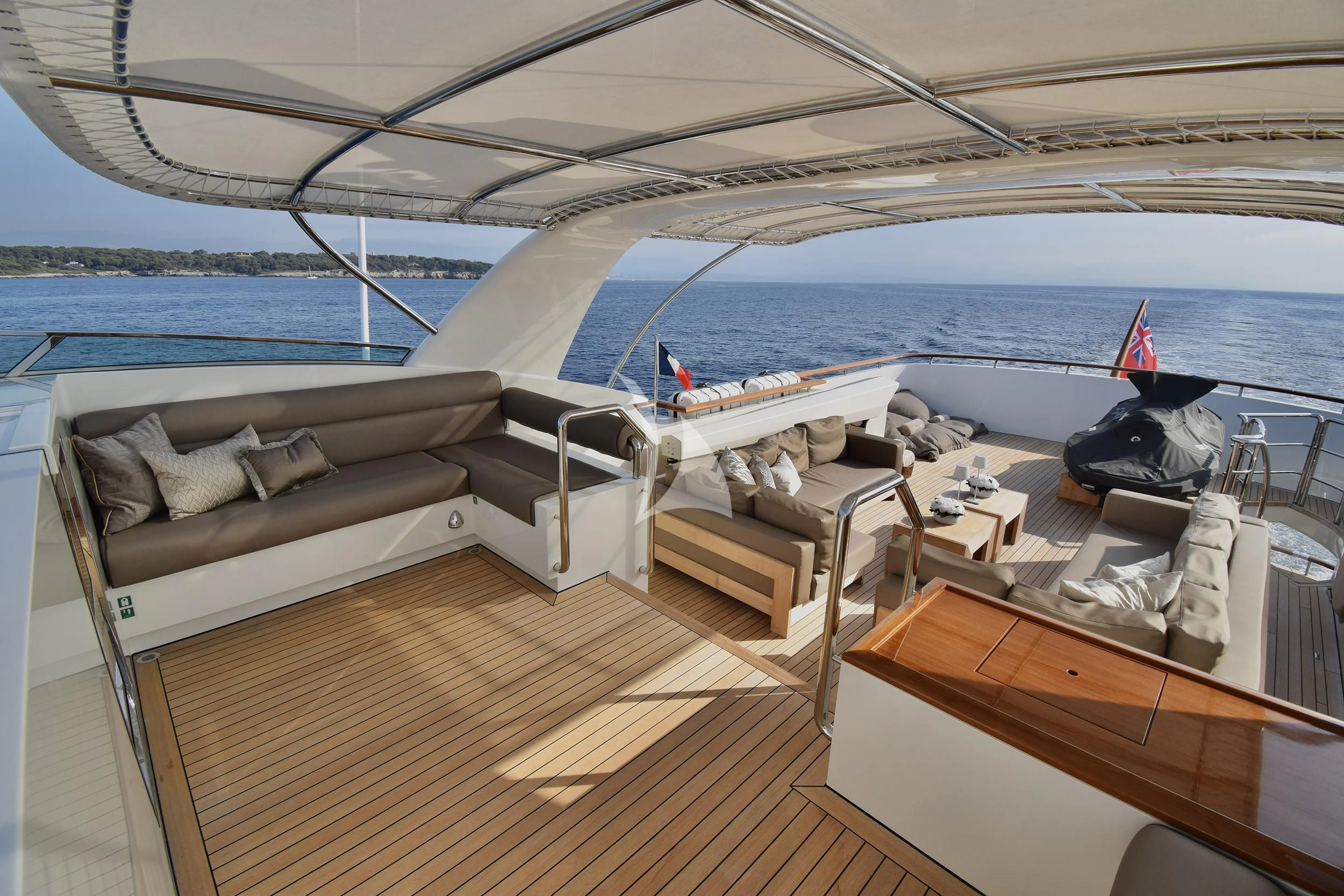 a boat on the water aboard ORIZZONTE Yacht for Sale