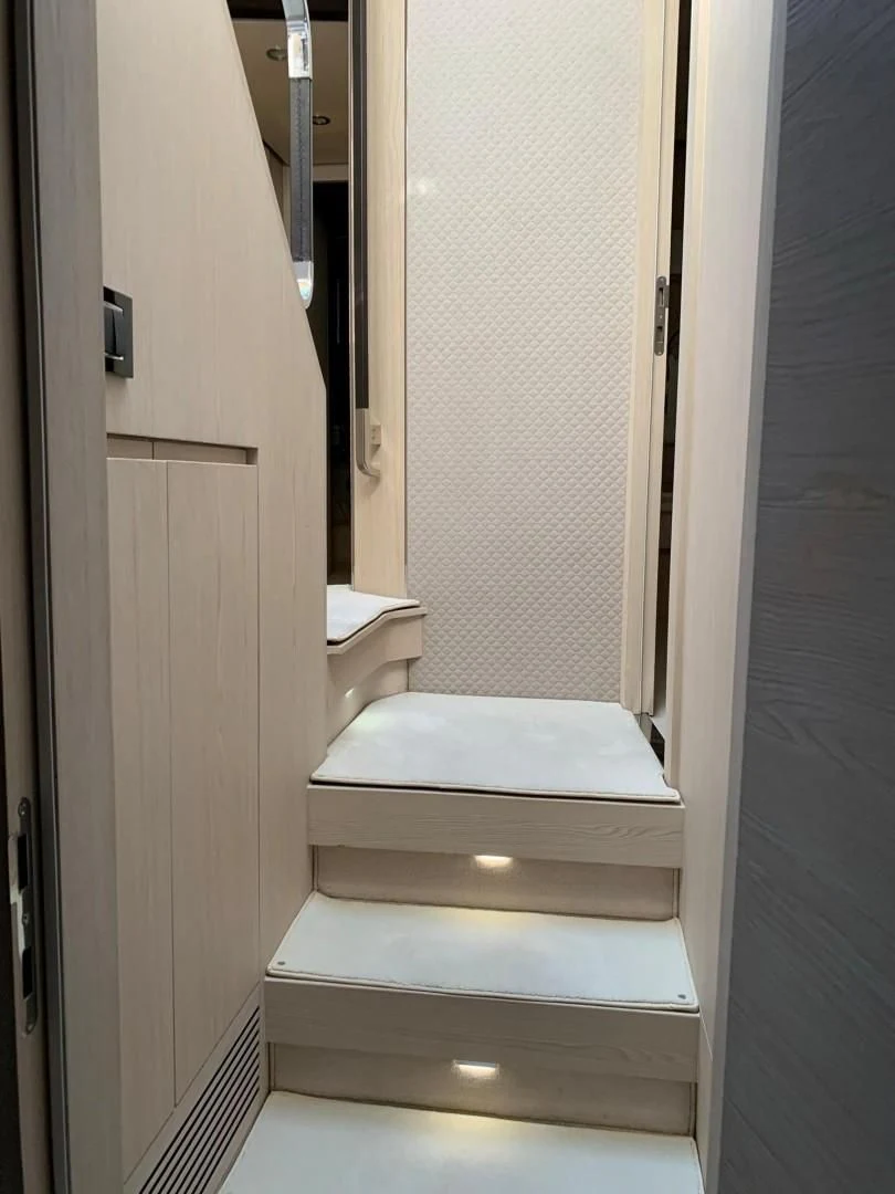 a white rectangular object with a white surface on a white surface aboard AMALFI Yacht for Sale