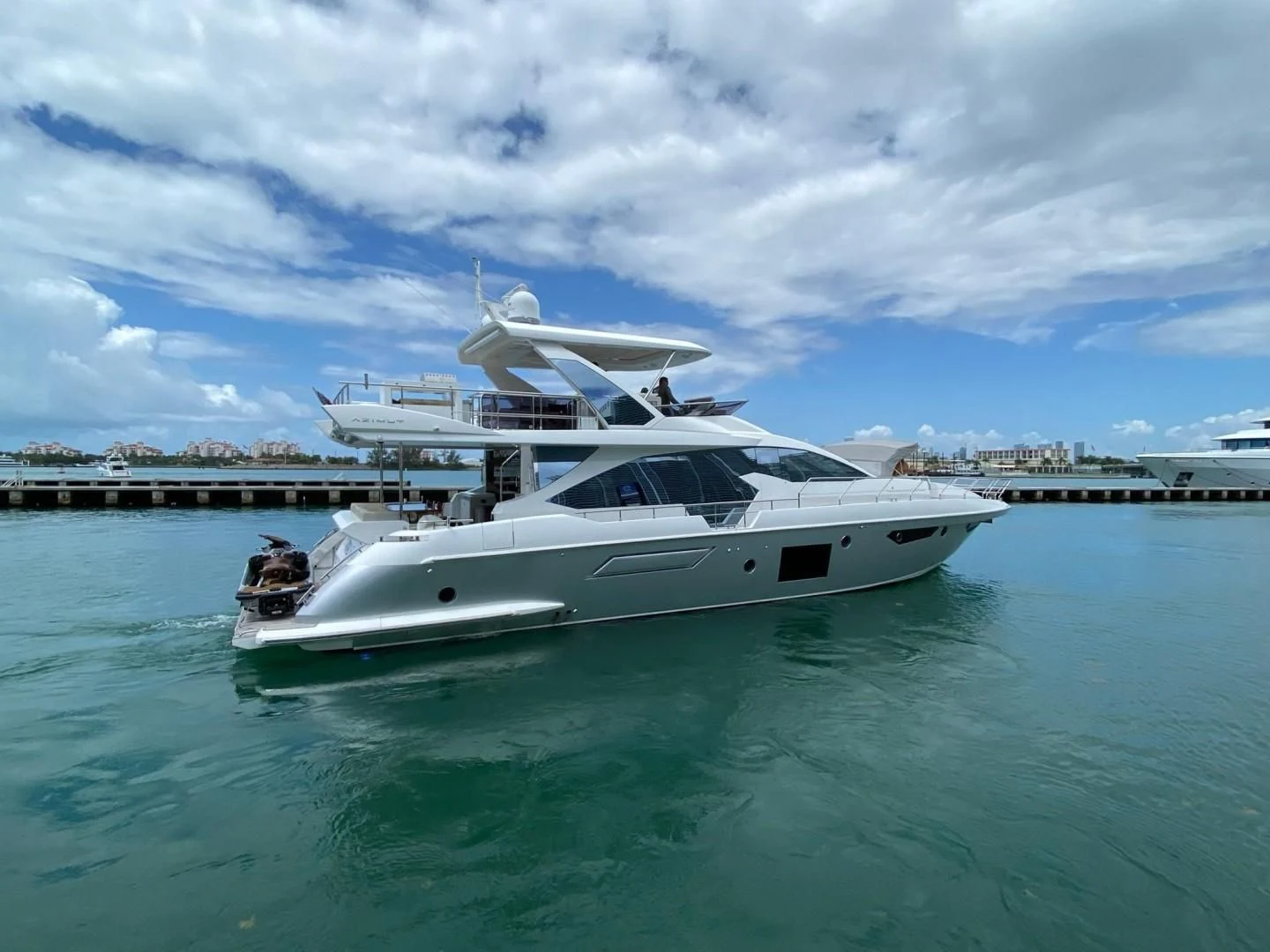a boat in the water aboard AMALFI Yacht for Sale