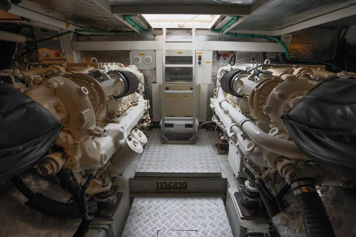 a group of military vehicles aboard BIG DREAM Yacht for Sale