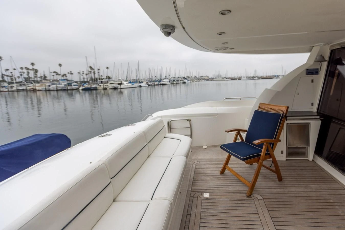 a chair on a boat aboard BIG DREAM Yacht for Sale