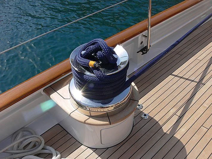 a boat on the water aboard METEOR Yacht for Sale