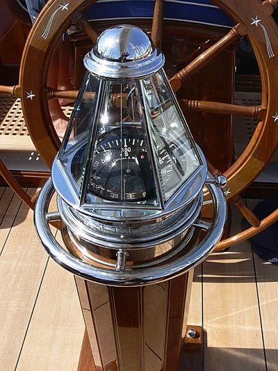 a blender on a table aboard METEOR Yacht for Sale