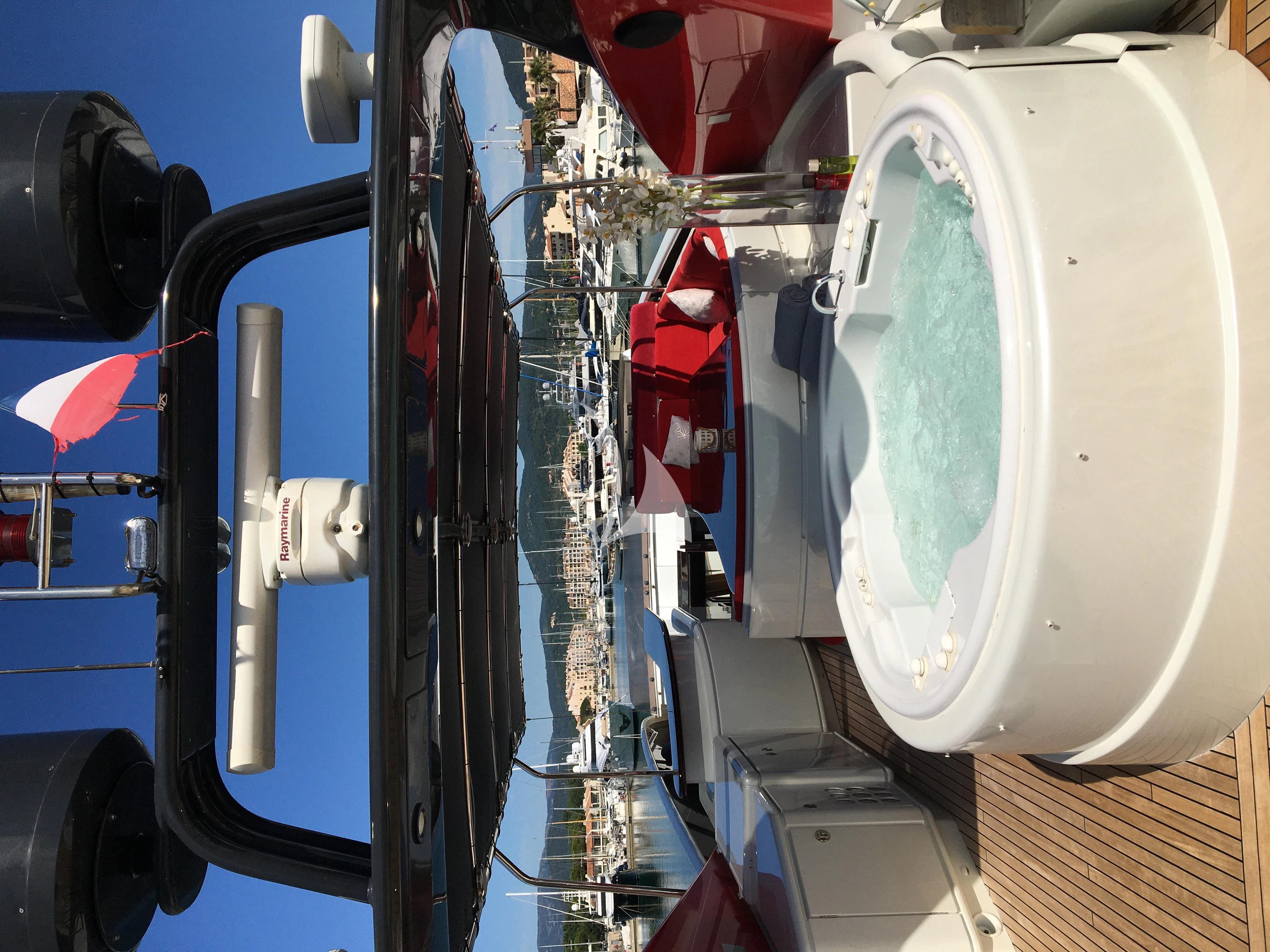 a close-up of a machine aboard FIGI Yacht for Sale