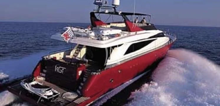 a boat on the water aboard FIGI Yacht for Sale