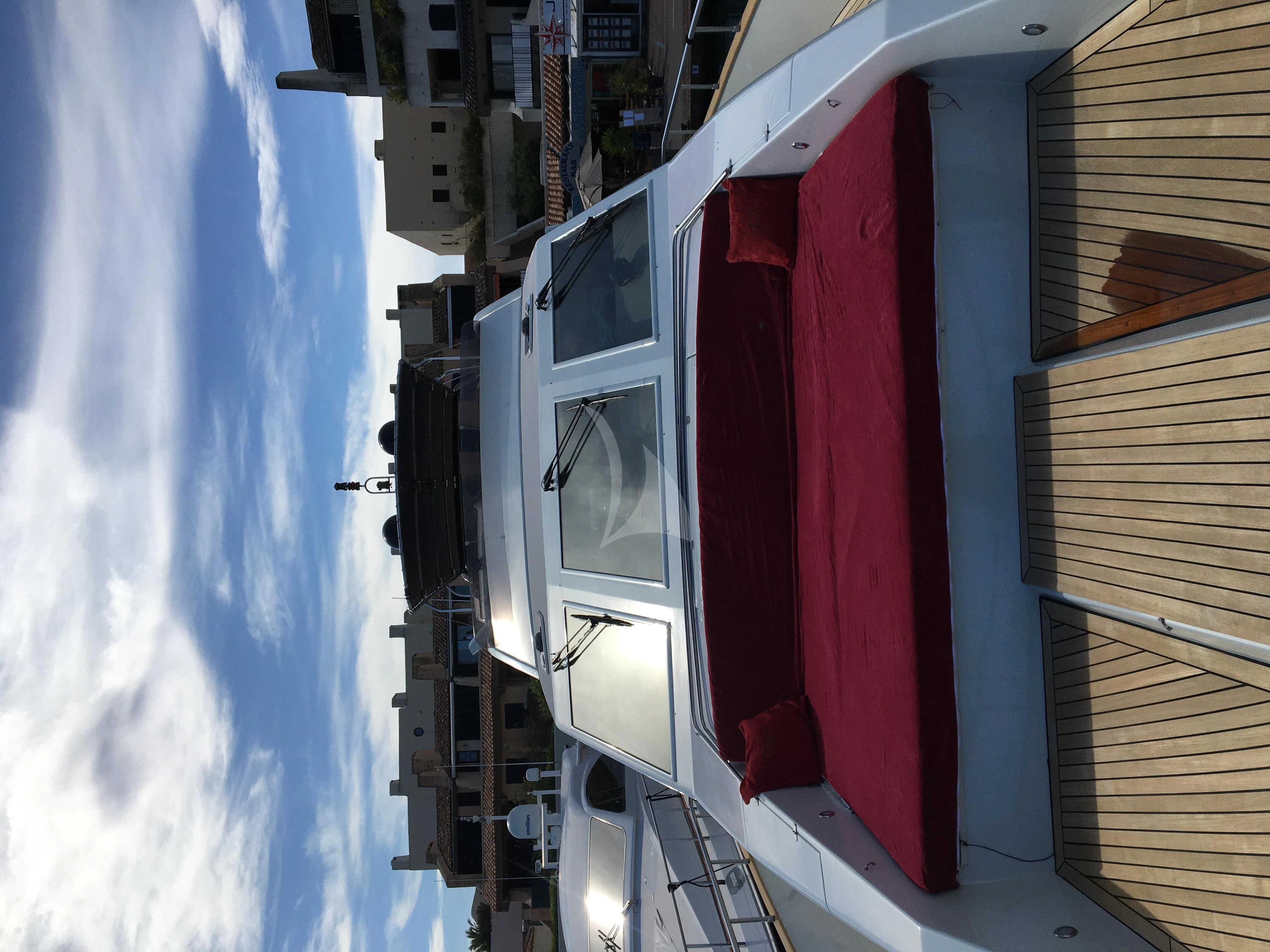 a truck on the street aboard FIGI Yacht for Sale