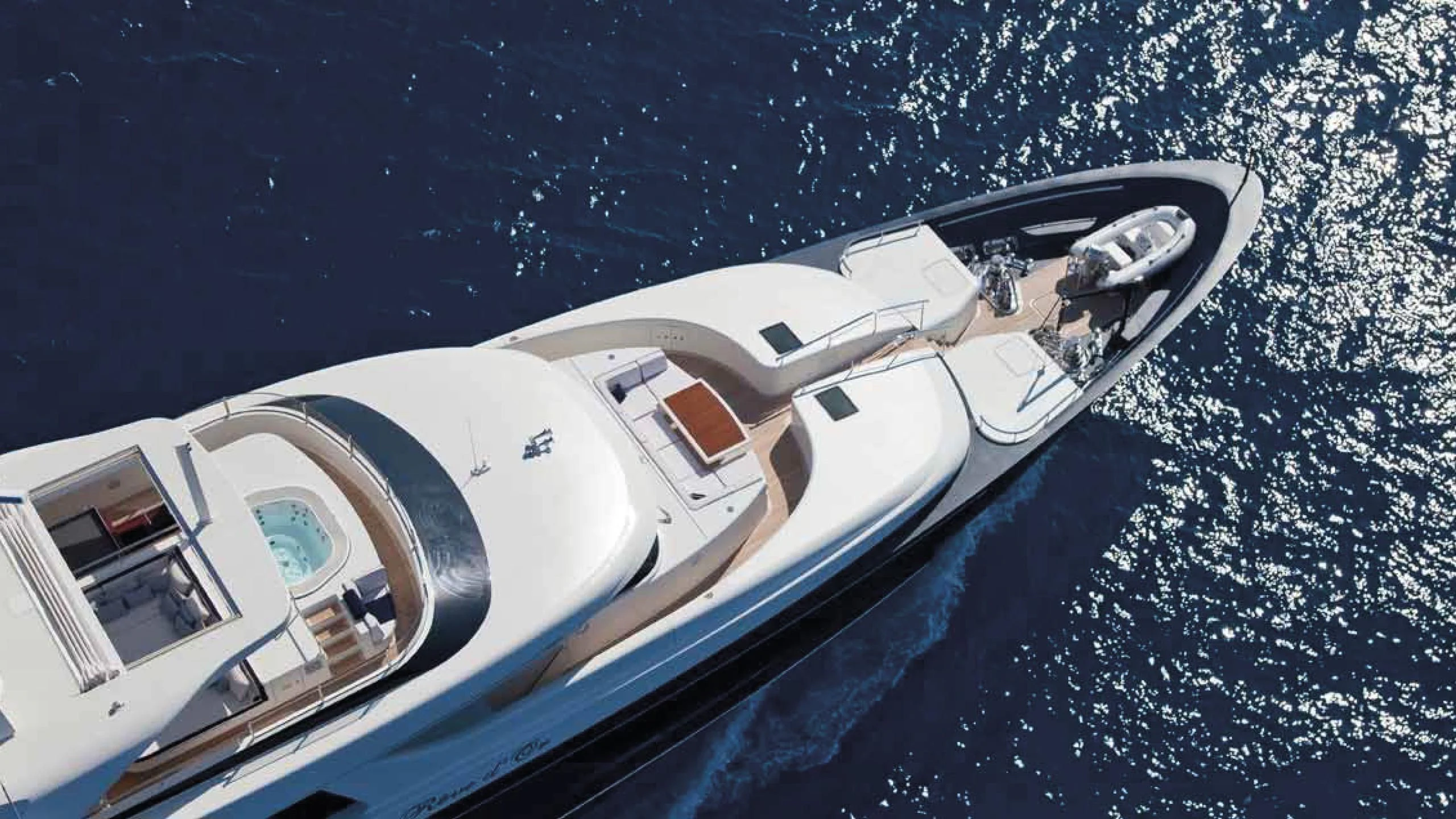 a space shuttle in space aboard REVE D'OR Yacht for Sale