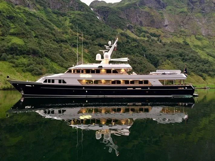 a boat on the water aboard EXPLORA Yacht for Sale