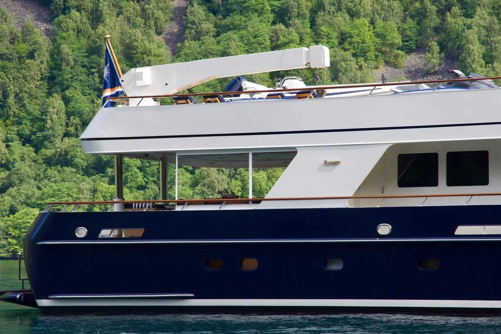 a boat on the water aboard EXPLORA Yacht for Sale
