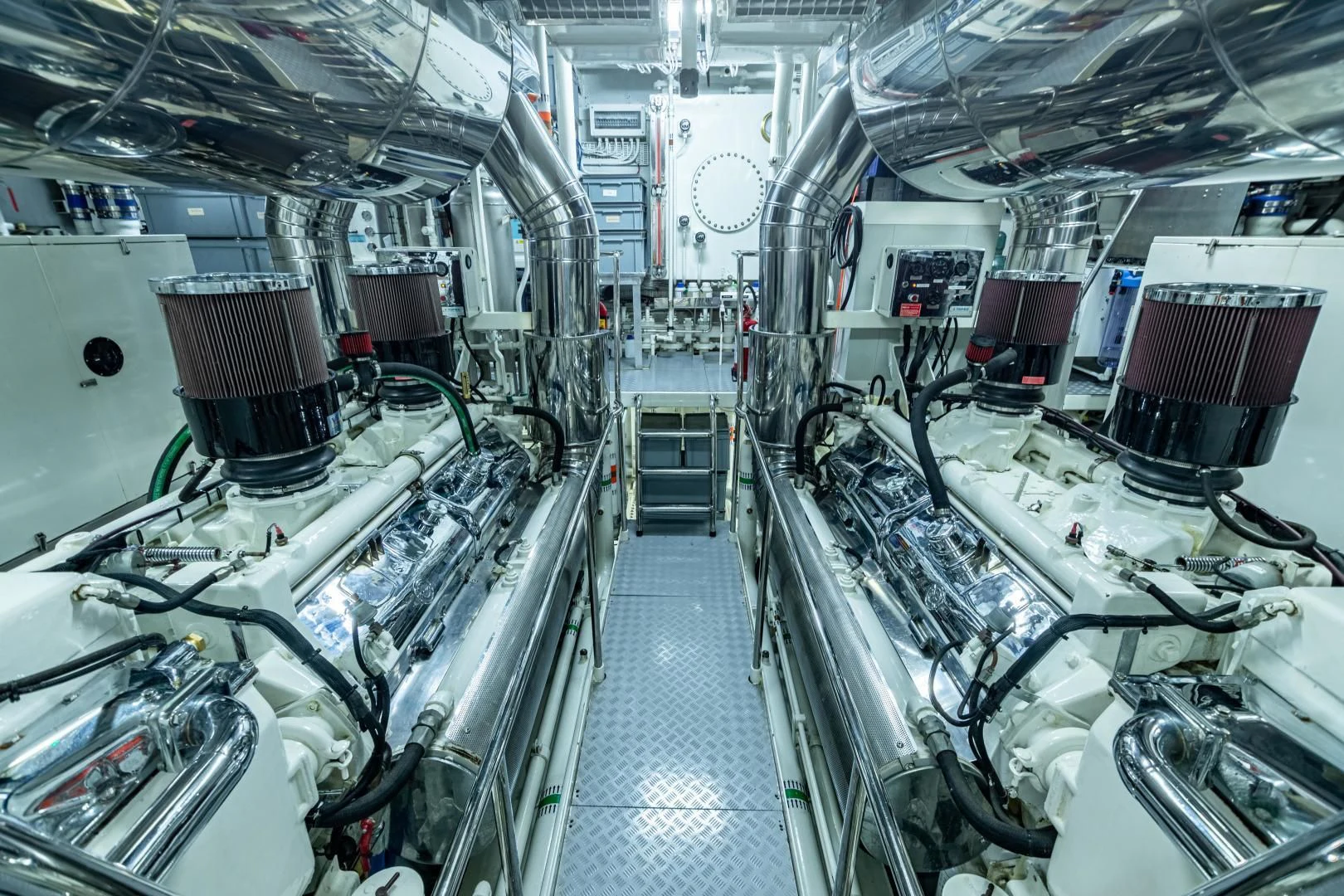 inside of a factory aboard EXPLORA Yacht for Sale