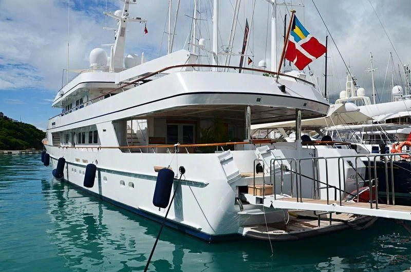 a boat on the water aboard EXPLORA Yacht for Sale