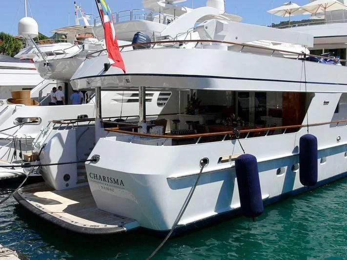 a boat on the water aboard EXPLORA Yacht for Sale