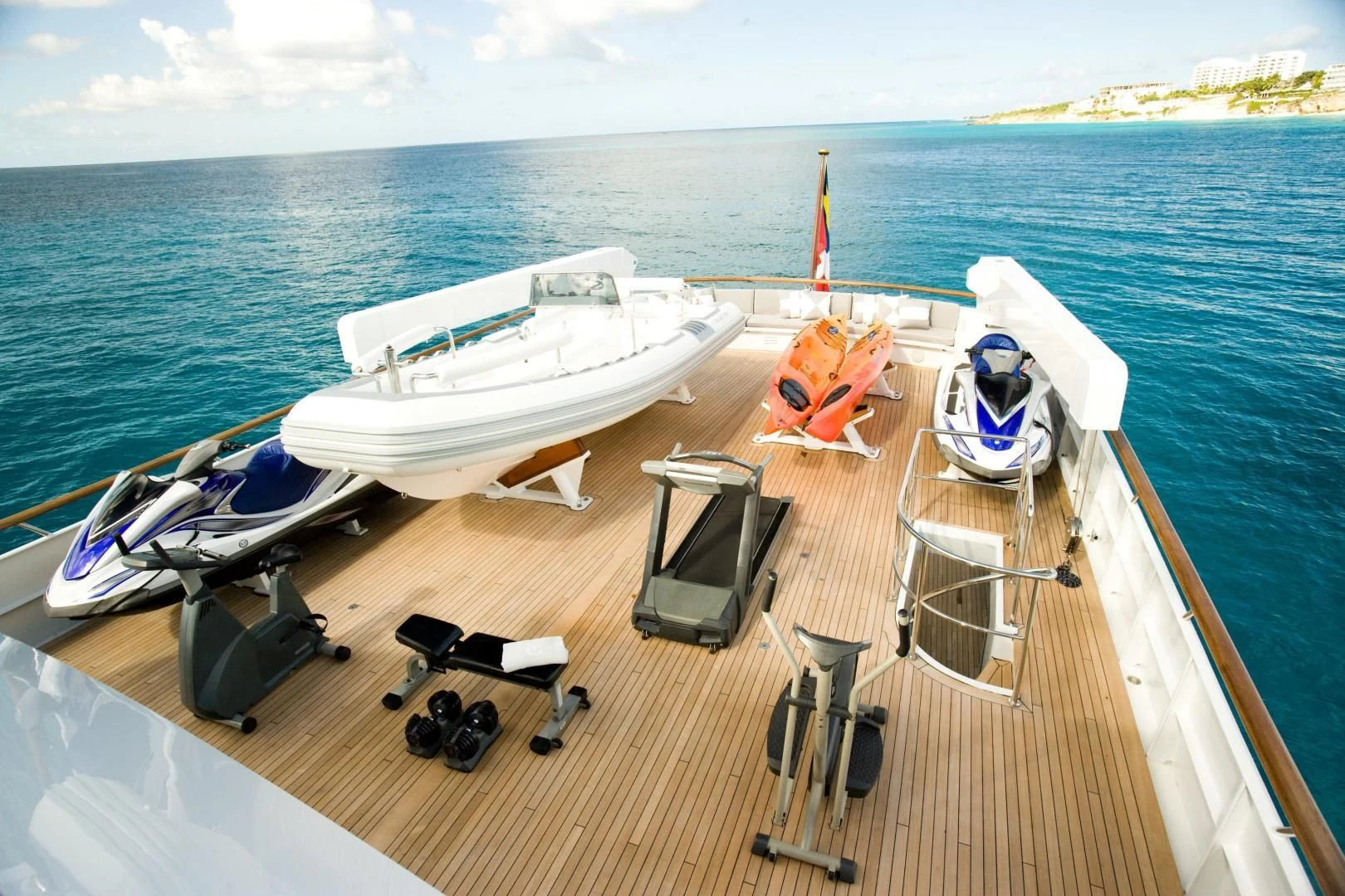 a boat on the water aboard EXPLORA Yacht for Sale