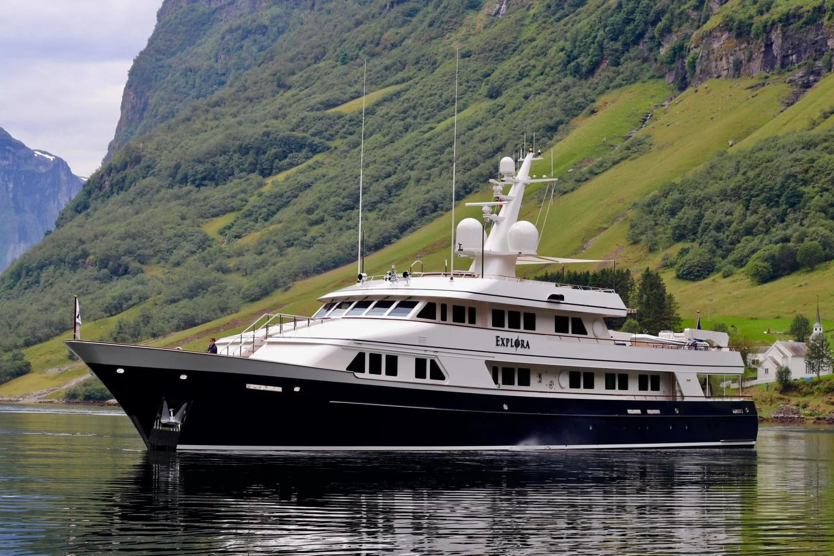 a boat on the water aboard EXPLORA Yacht for Sale