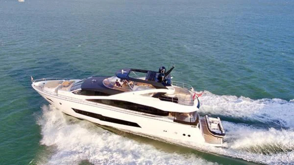 a boat on the water aboard DUCHESSA Yacht for Sale