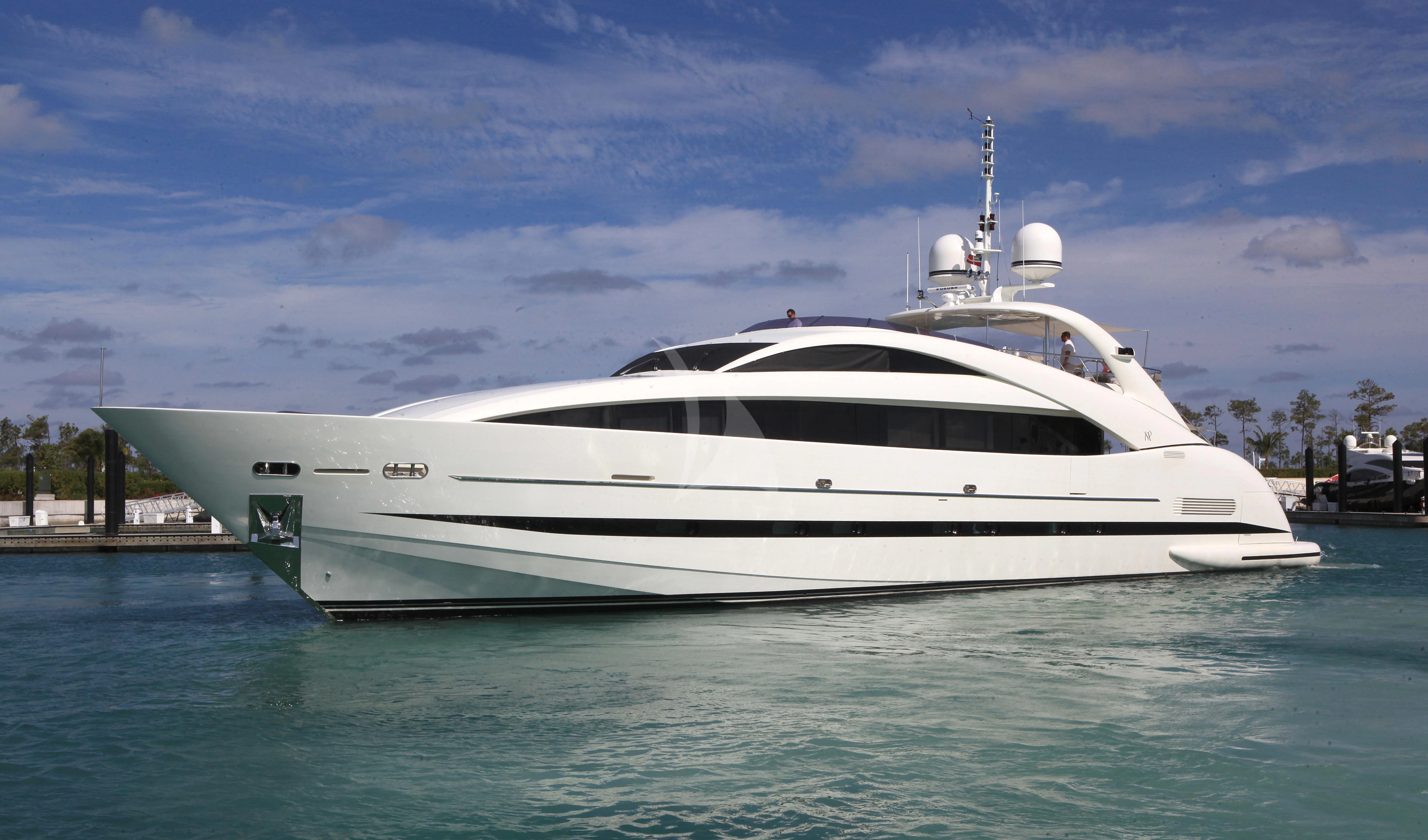 a white yacht in the water aboard SEALYON Yacht for Sale