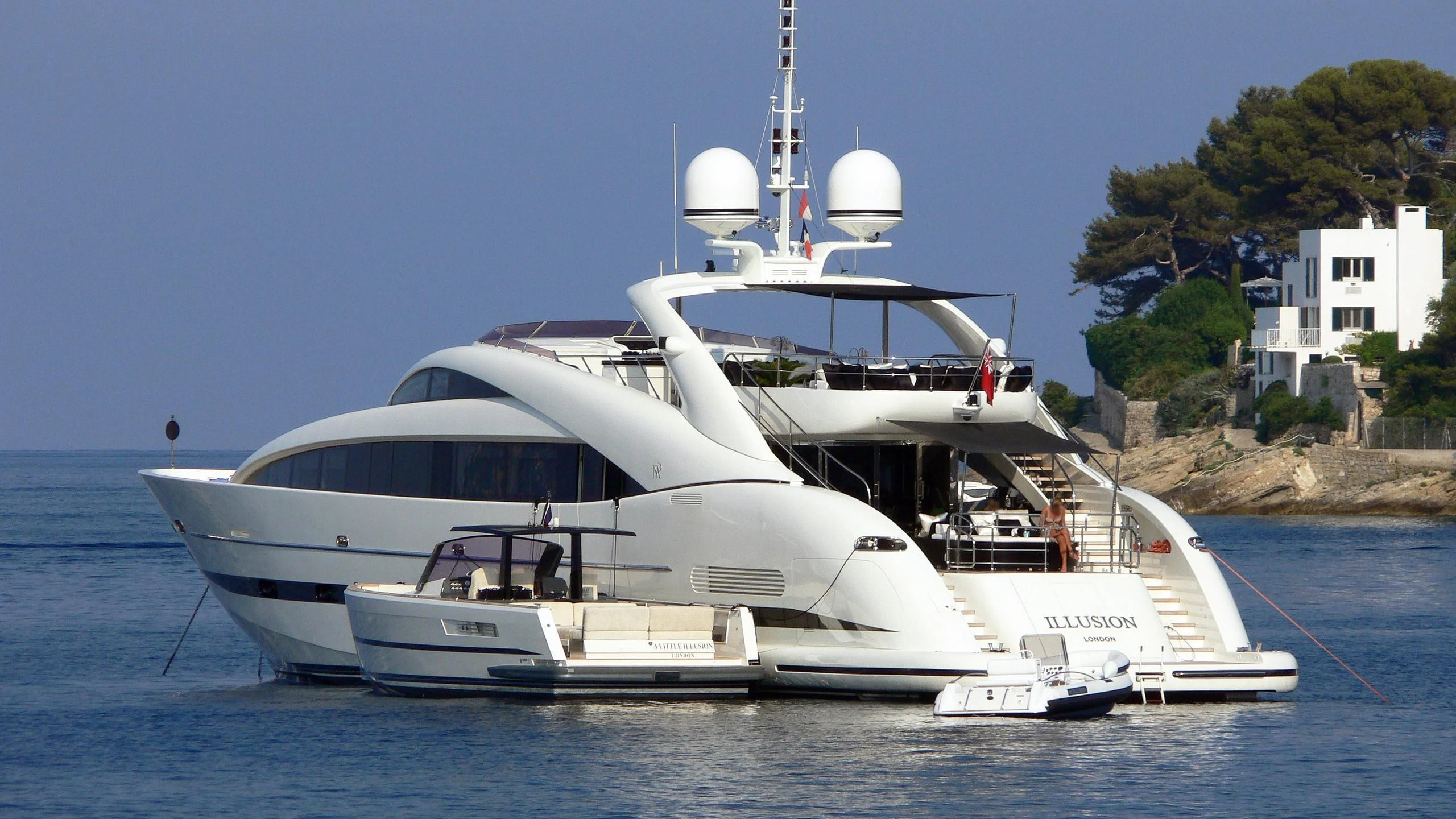a white yacht in the water aboard SEALYON Yacht for Sale