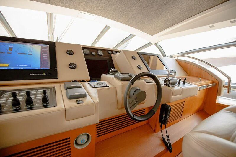 inside of a plane aboard ARION TERCERO Yacht for Sale