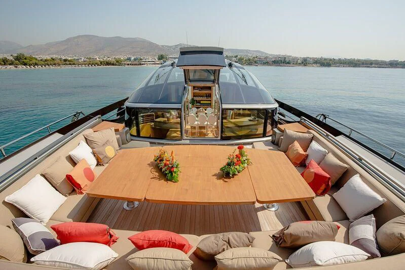 a boat on the water aboard ARION TERCERO Yacht for Sale
