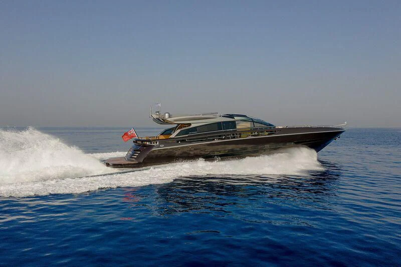 a boat on the water aboard ARION TERCERO Yacht for Sale