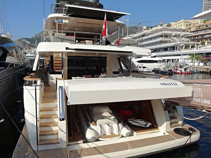 a boat on the water aboard MY LARA Yacht for Sale
