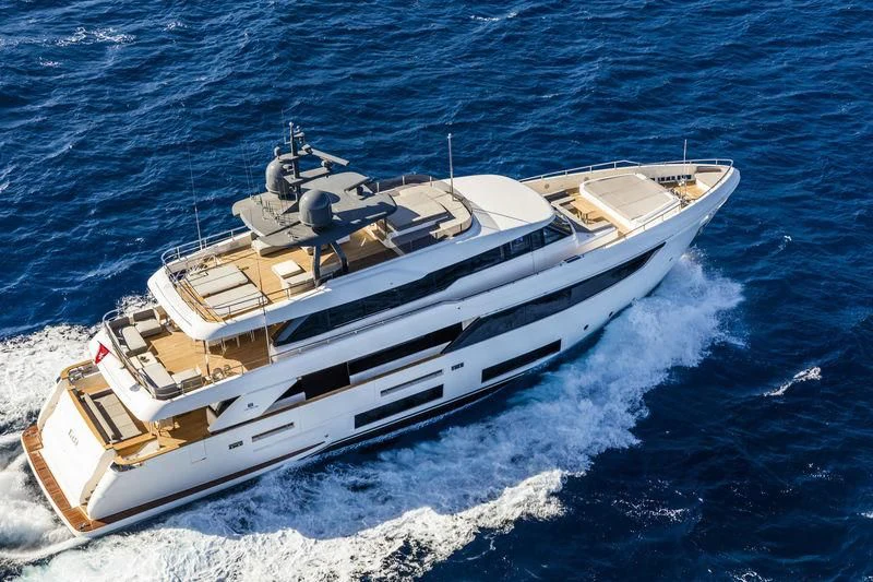 a ship on the water aboard MY LARA Yacht for Sale