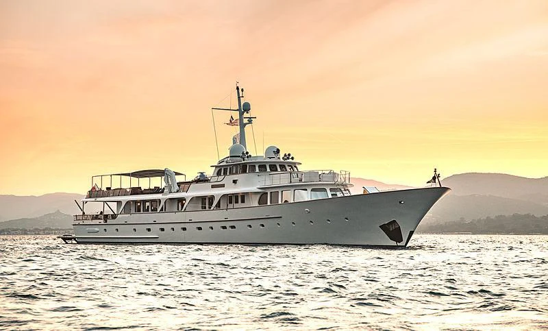 a boat in the water aboard ESPADARTE Yacht for Sale