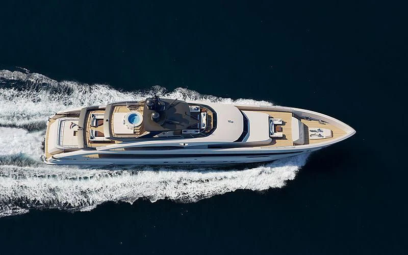 a space ship on a snowy surface aboard AQUAMARINE X Yacht for Sale