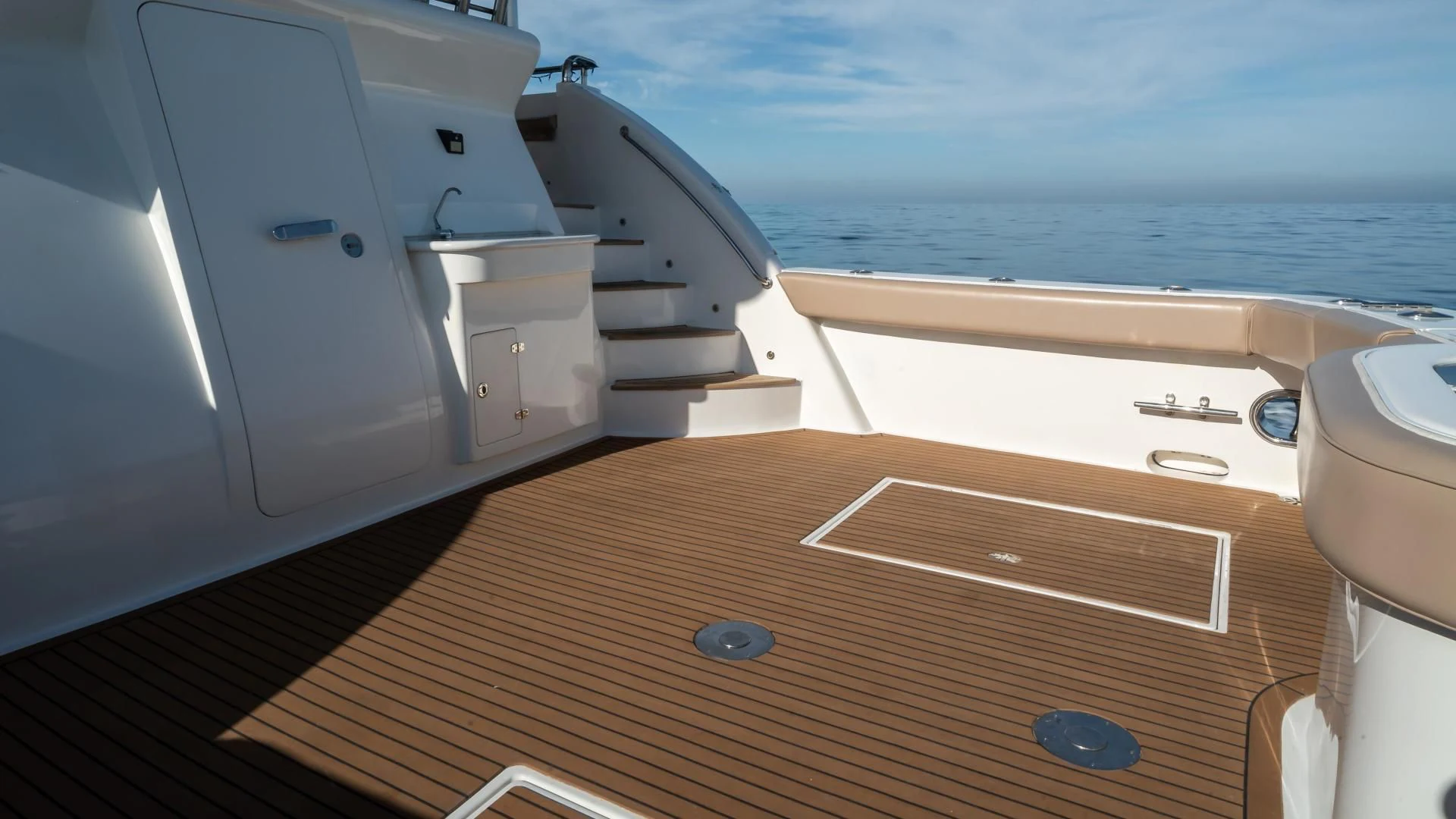 the inside of a boat aboard FULL HOUSE Yacht for Sale