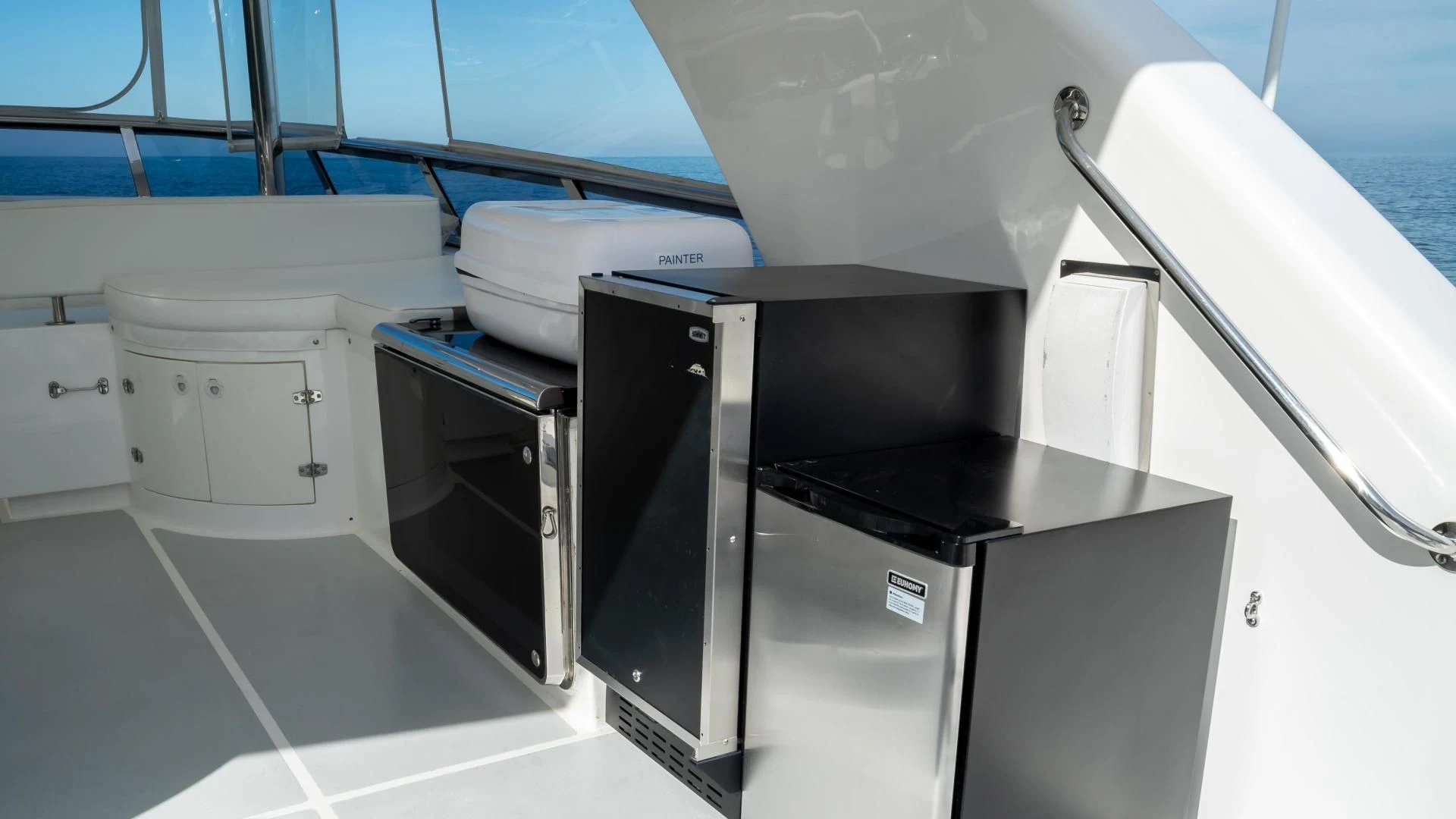 a machine on the water aboard FULL HOUSE Yacht for Sale