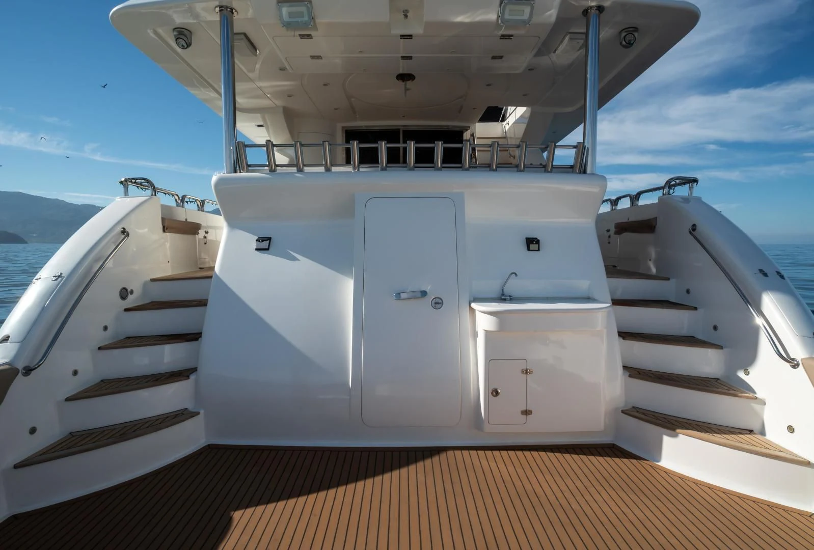 a boat on the water aboard FULL HOUSE Yacht for Sale
