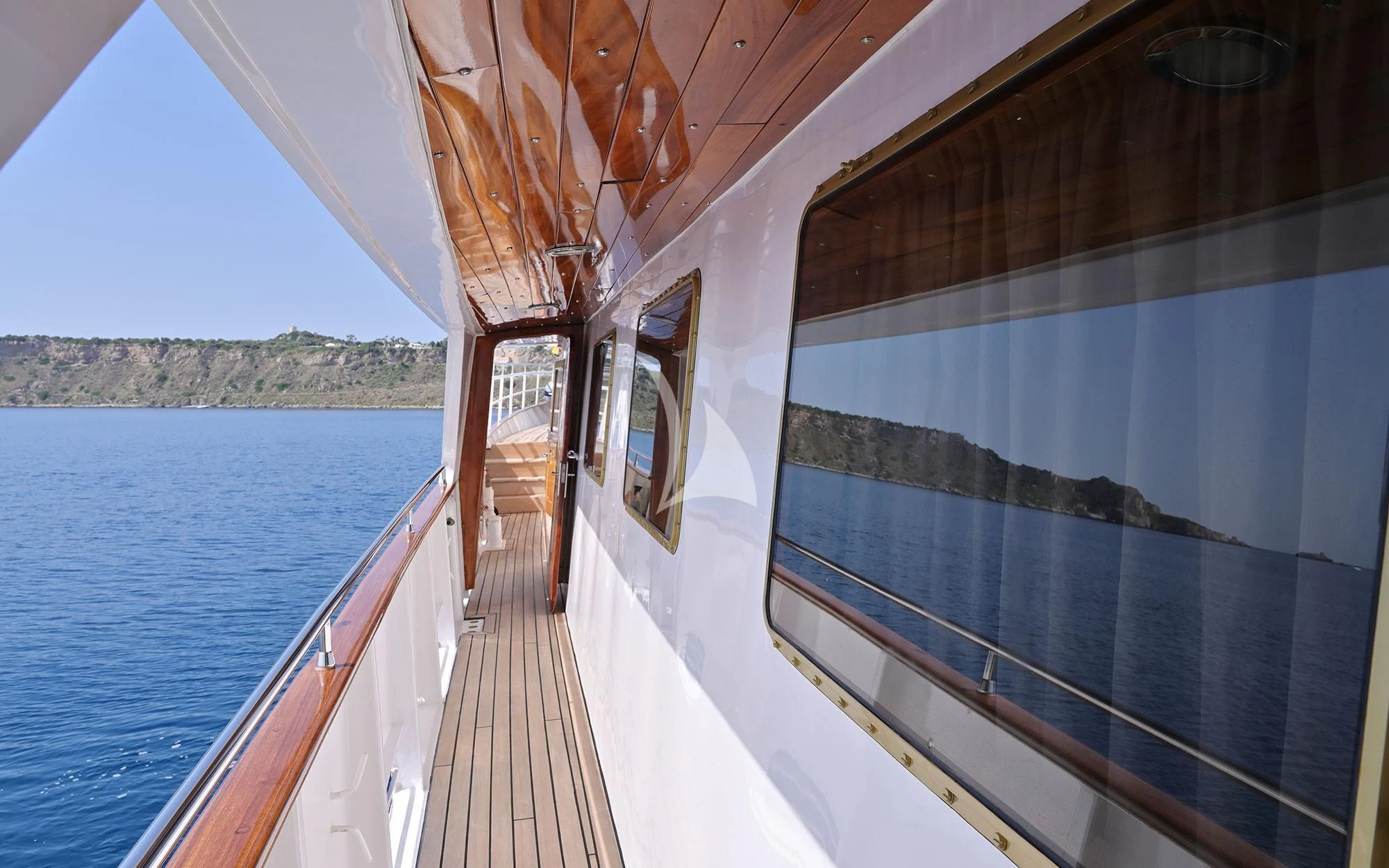 a boat on the water aboard SHAHA Yacht for Sale