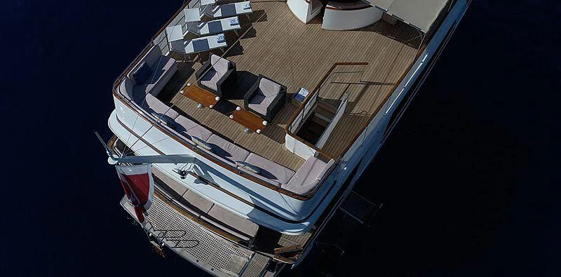 a boat on the water aboard SHAHA Yacht for Sale