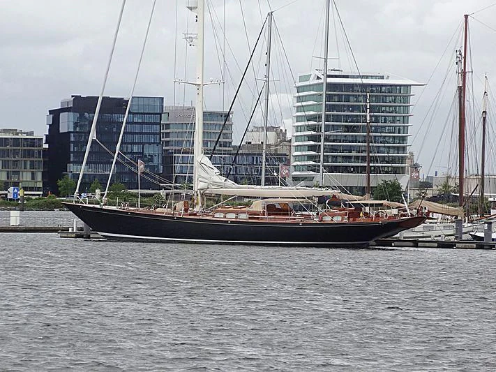 a boat in the water aboard MARIA CATTIVA Yacht for Sale