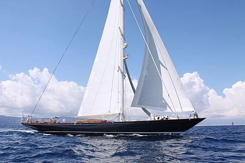 a boat sailing on the sea aboard MARIA CATTIVA Yacht for Sale