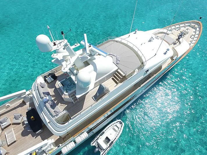 a ship on the water aboard BG Yacht for Sale